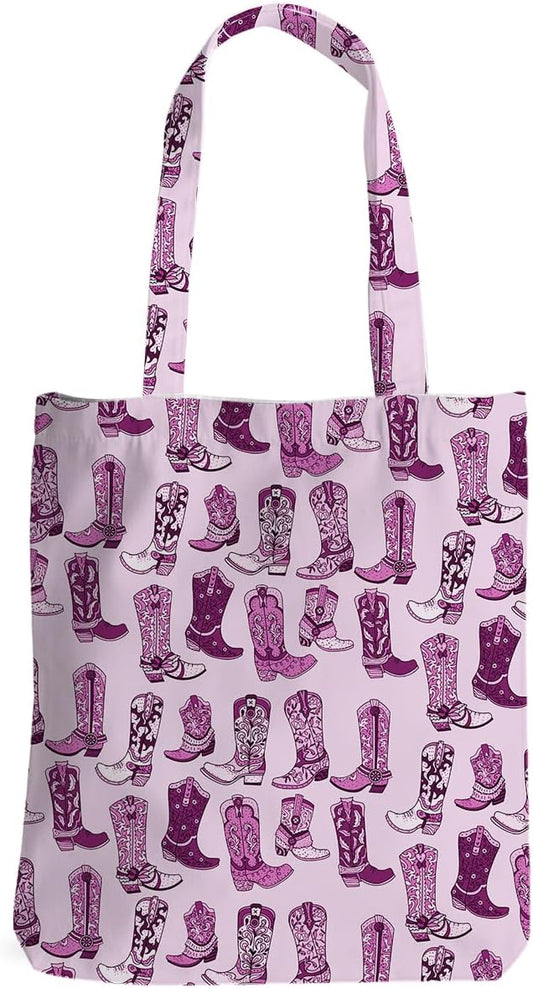 Colorful rainbow strawberries canvas tote bag