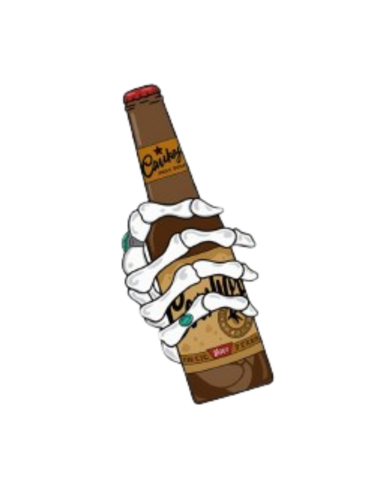 Beer Skull Hand design