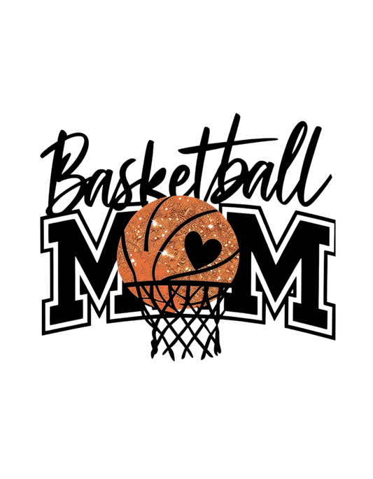 Basketball Mom graphic tee design