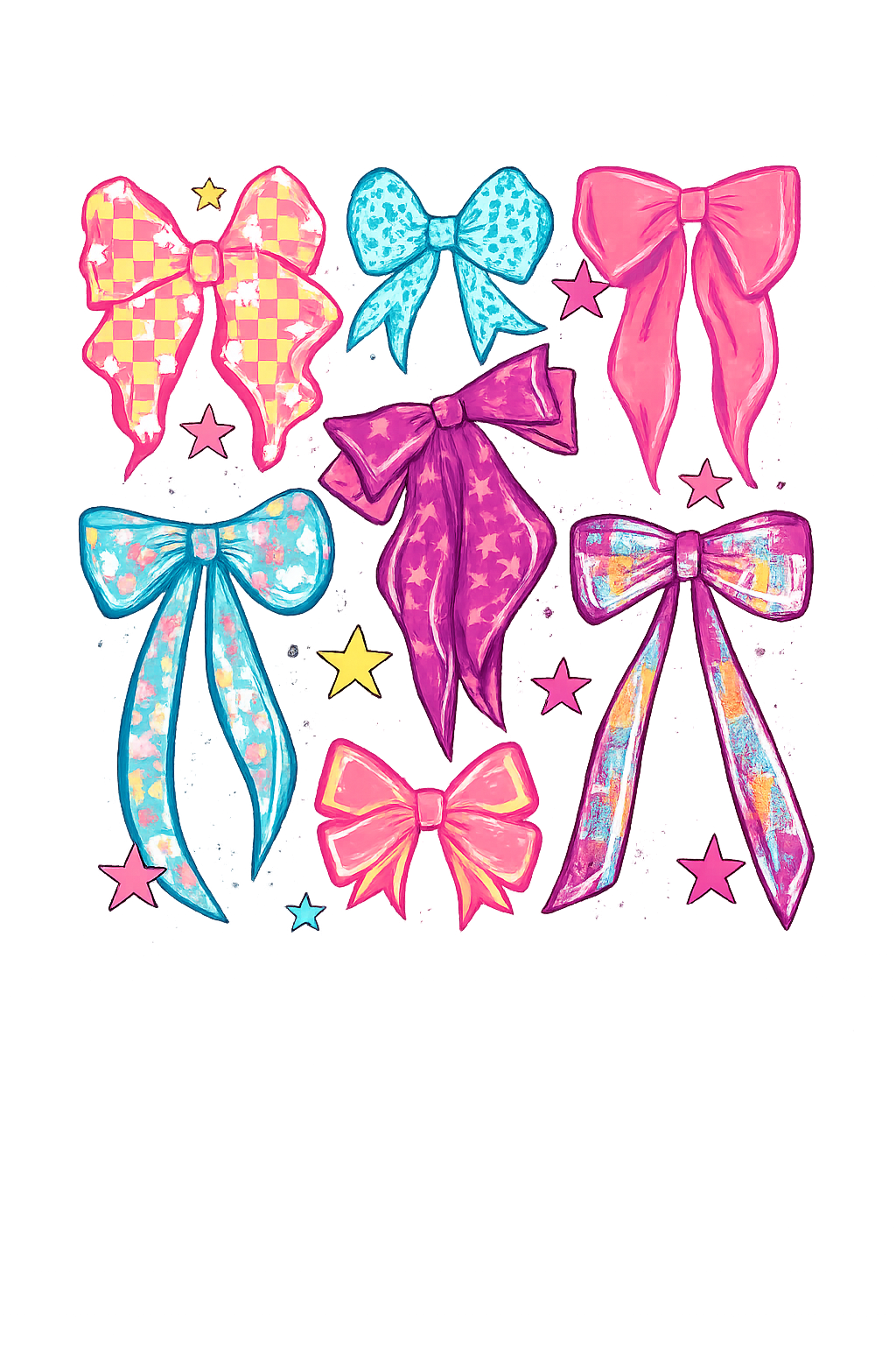 Colorful Bows Women's T-Shirt