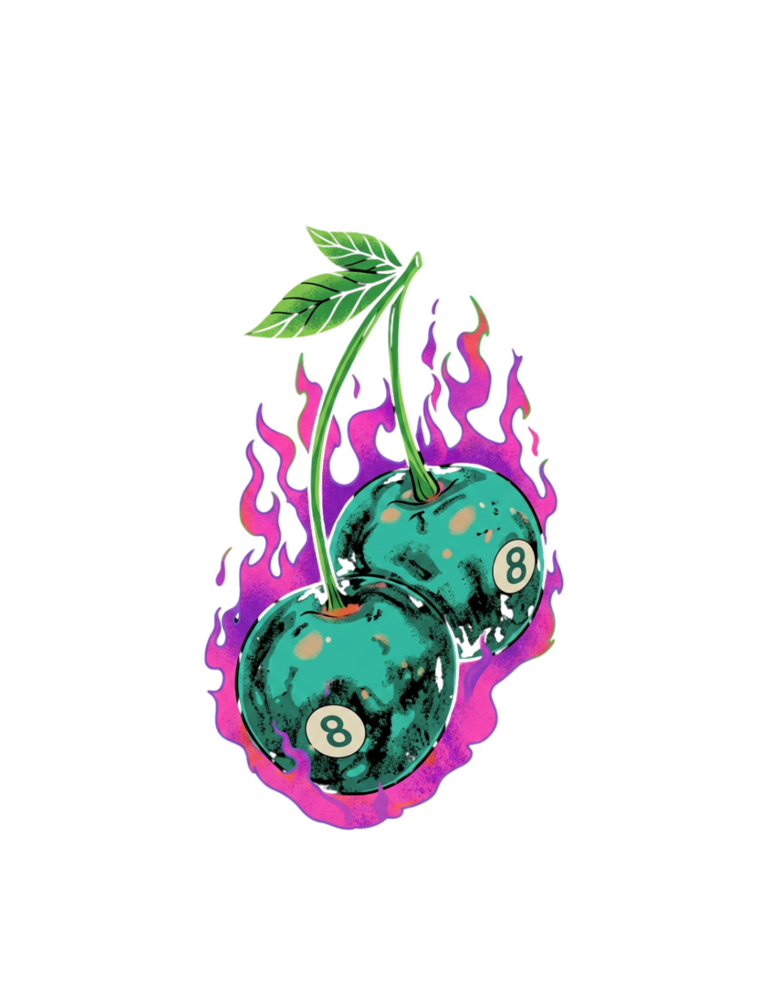 Cherry 8-Ball design