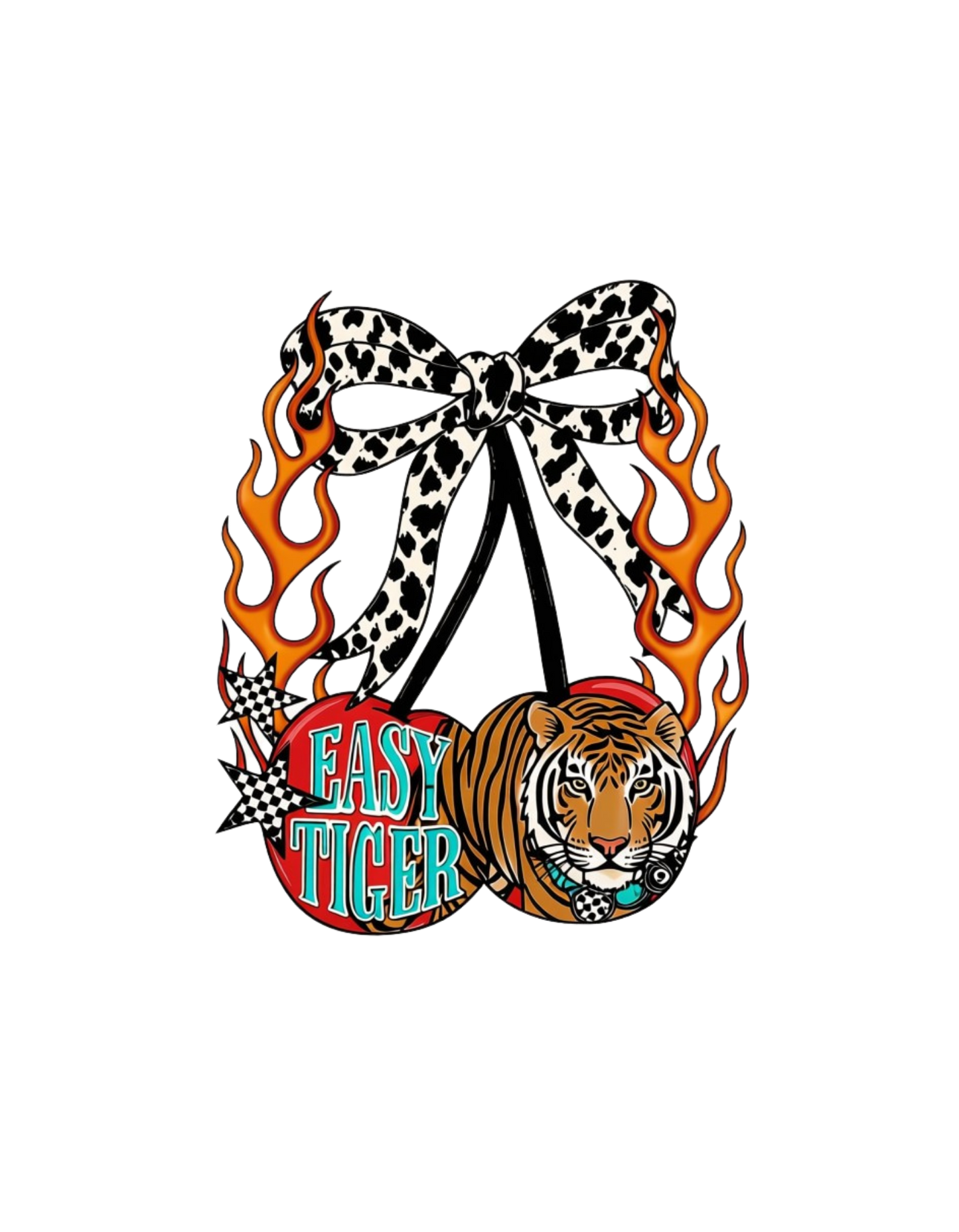 Easy Tiger DTF transfer design