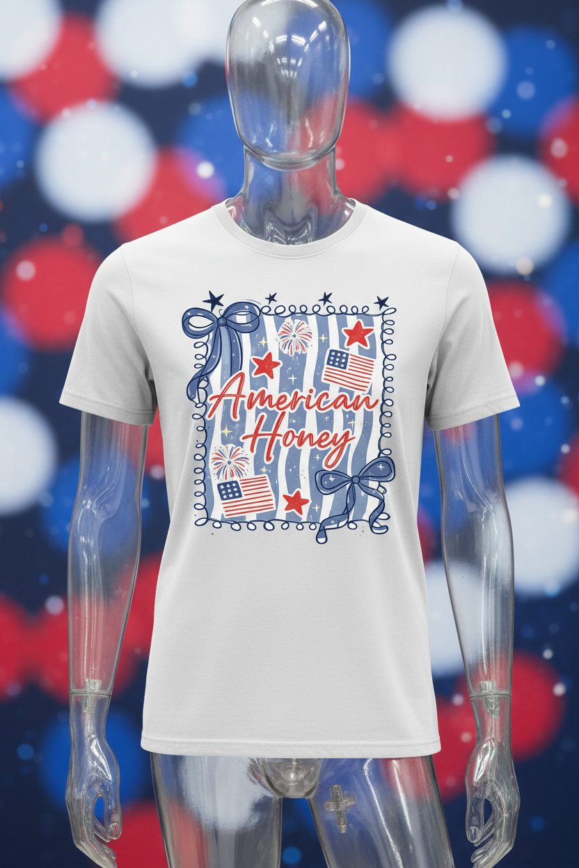 American Honey Graphic Tee - White