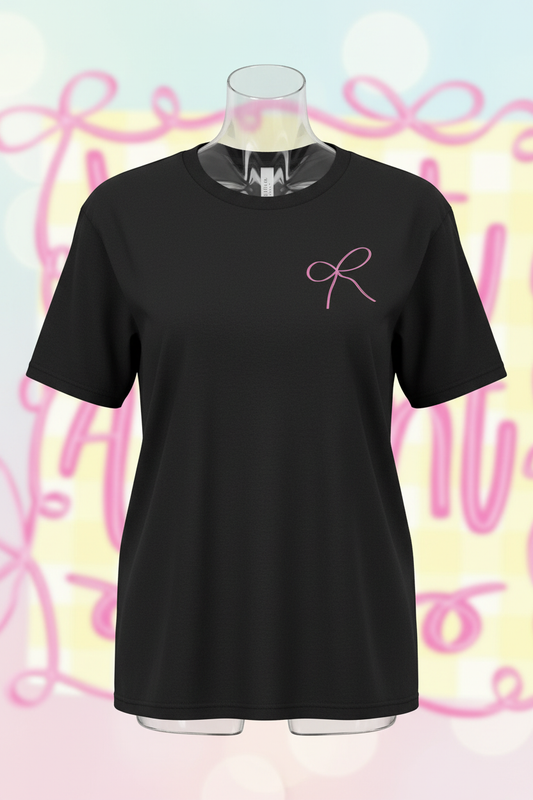 What Accent Tee - Black Front