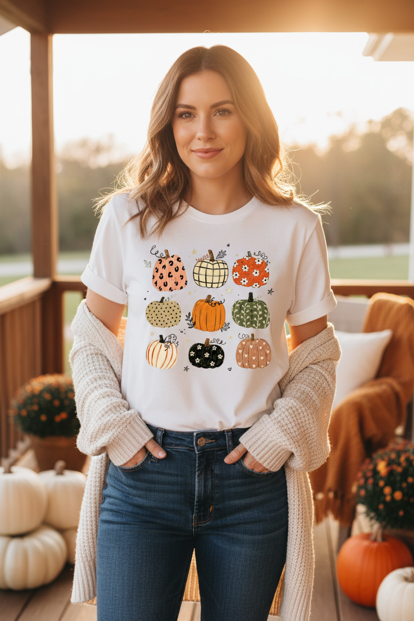 Pumpkins lifestyle mockup