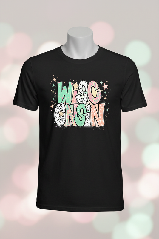 Wisconsin Graphic Tee - Black