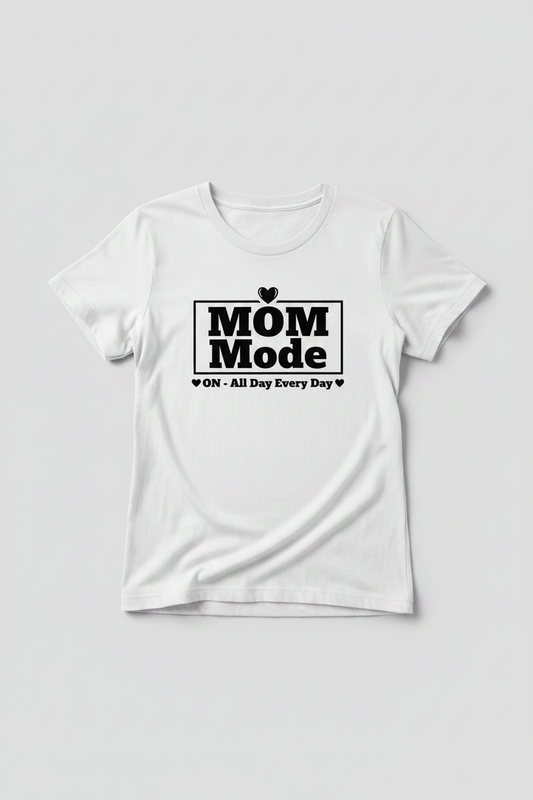 MOM Mode women's t-shirt mockup