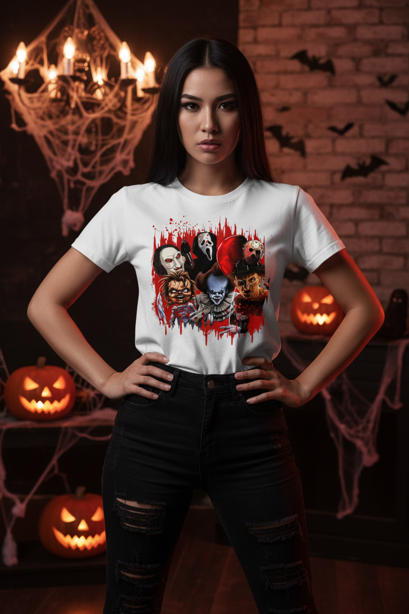 Horror Night Crew tee lifestyle photo