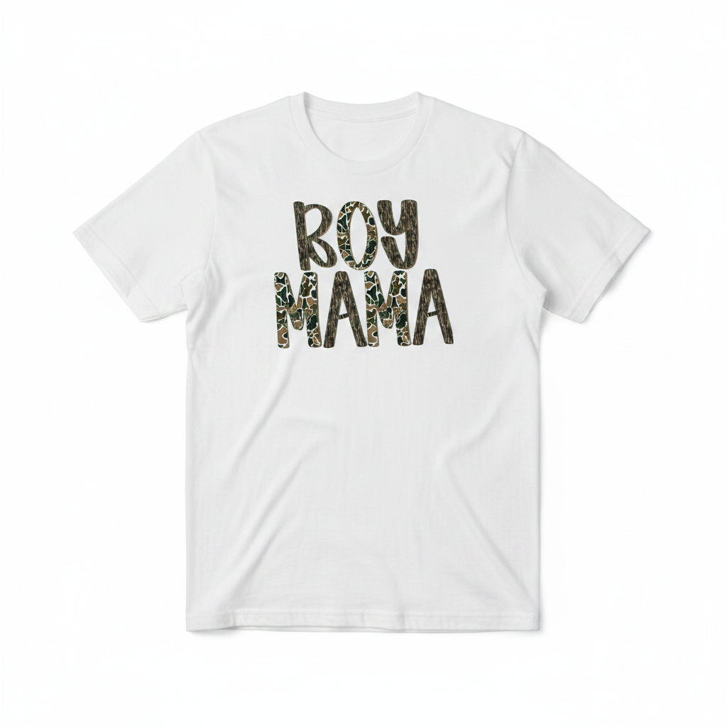 Boy Mama flat lay mockup