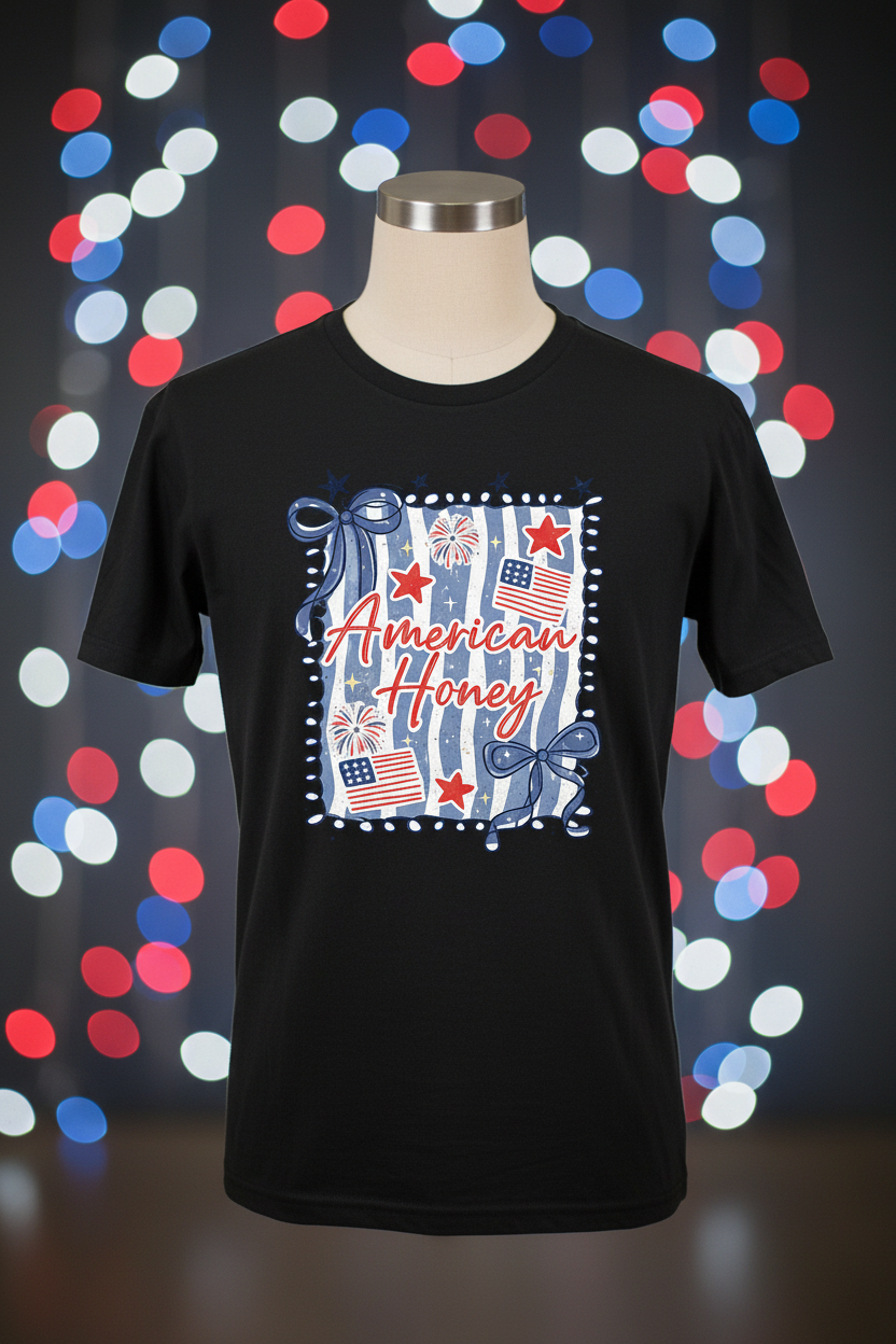 American Honey Graphic Tee - Black