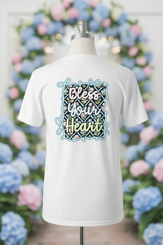 Bless Your Heart Tee - Back Graphic