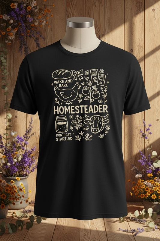 Homesteader Graphic Tee - Black