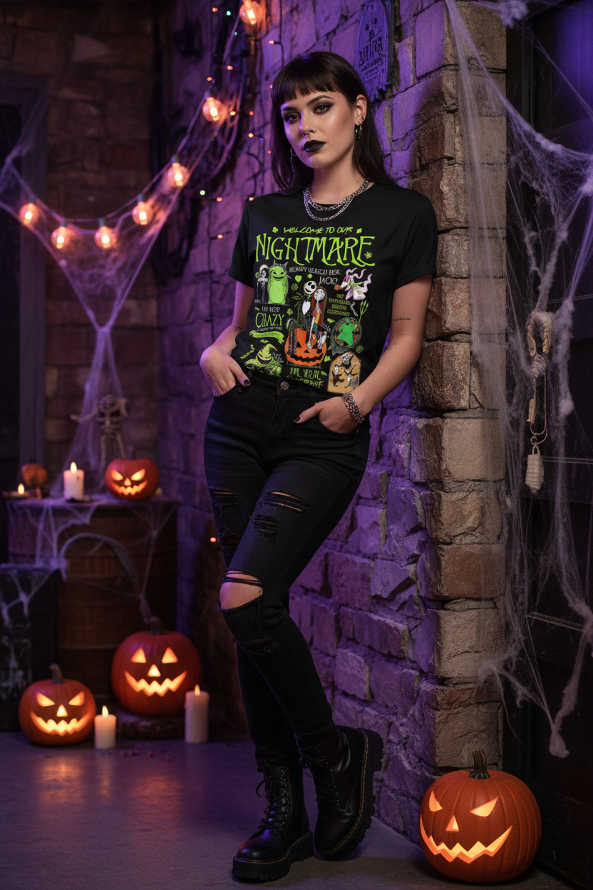 Welcome to Our Nightmare tee lifestyle photo
