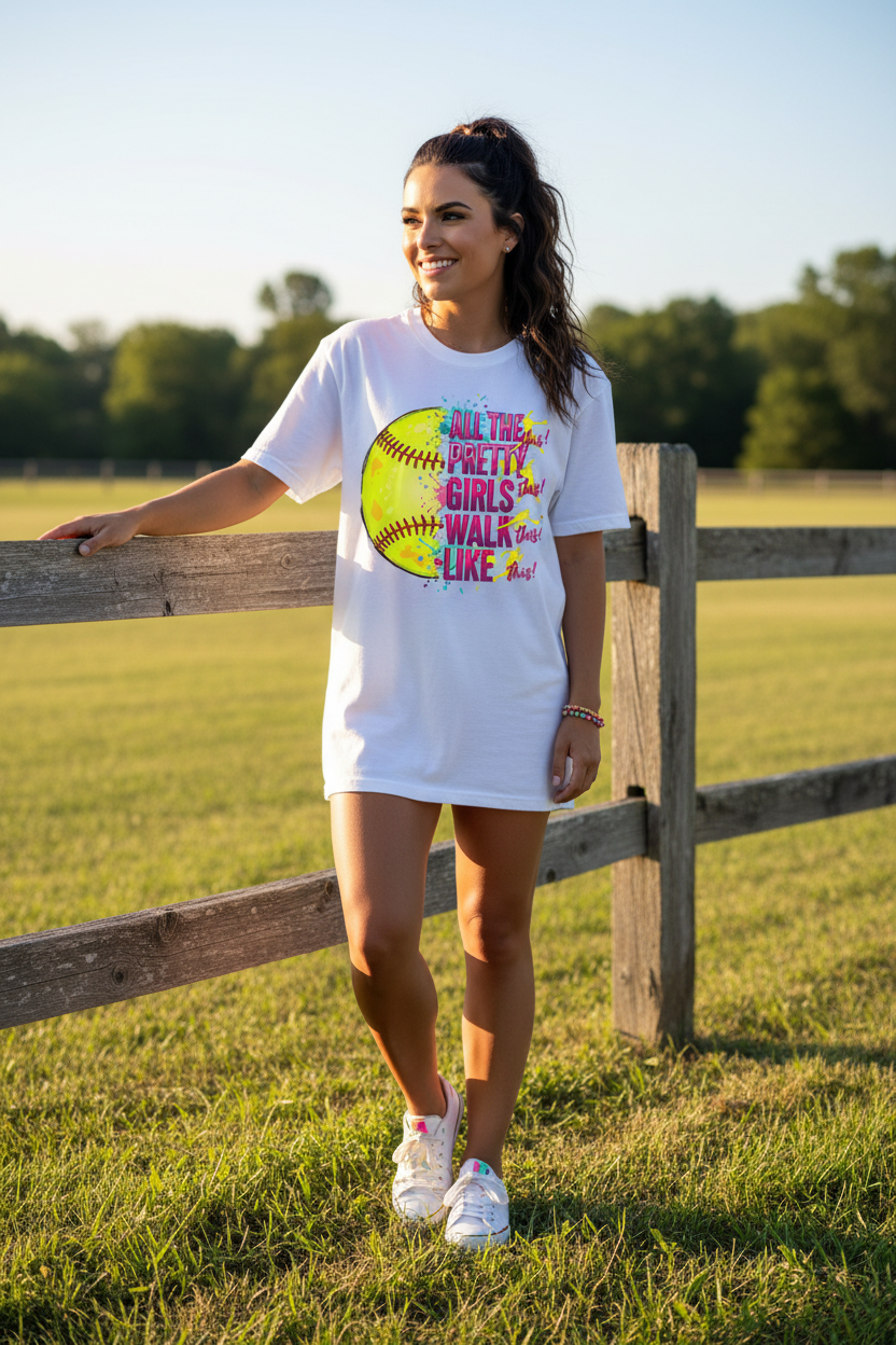 All The Pretty Girls Walk Like This lifestyle mockup