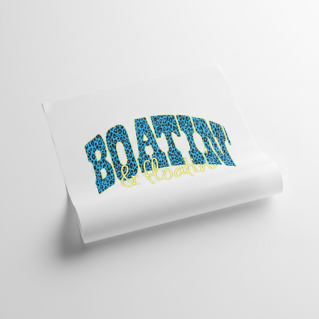 Boating & Floating DTF transfer mockup