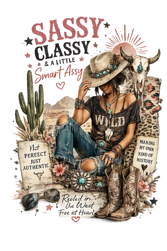 Sassy Classy & a Little Smart Assy Women's T-Shirt