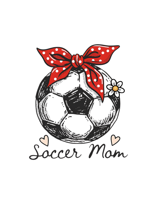 Soccer Mom graphic tee design