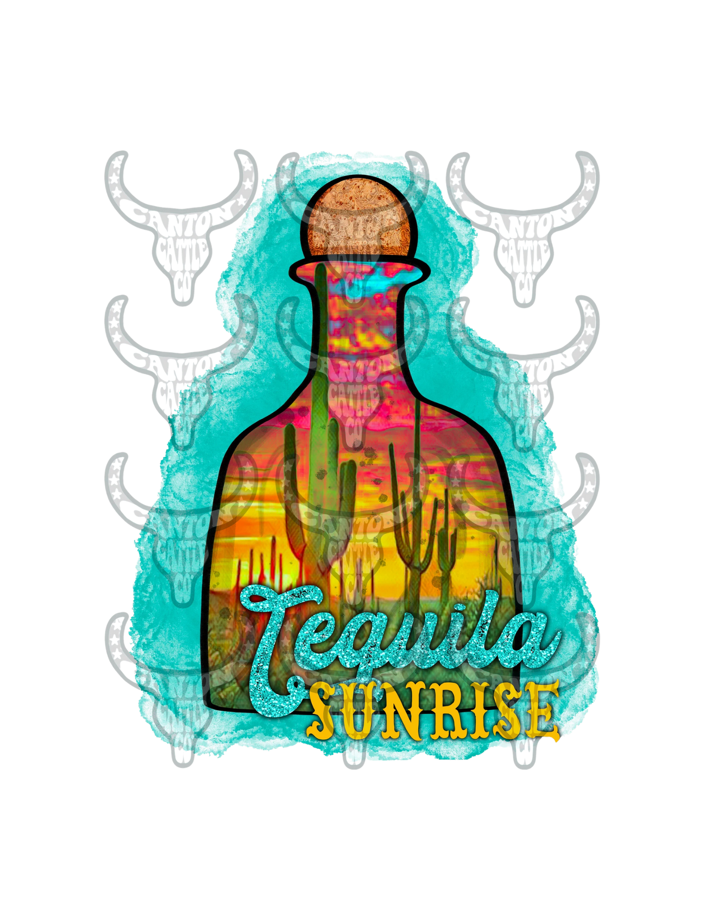 Tequila Sunrise Graphic Tee