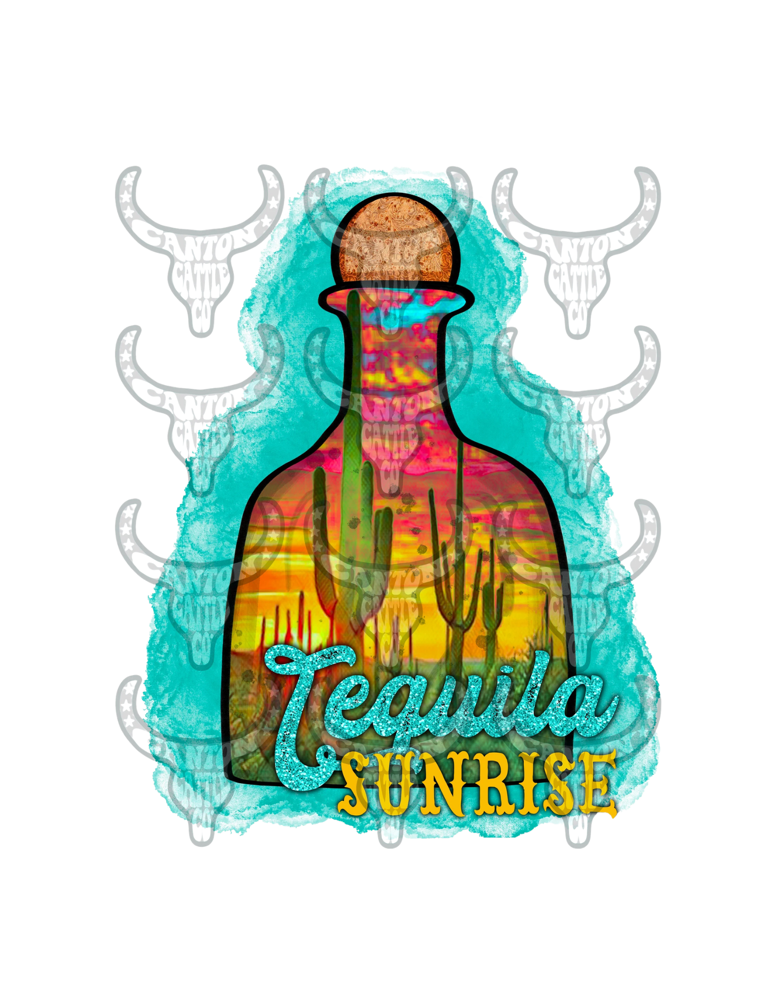 Tequila Sunrise Graphic Tee